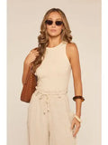 Annie Tank: Ivory. Sizes S to XL