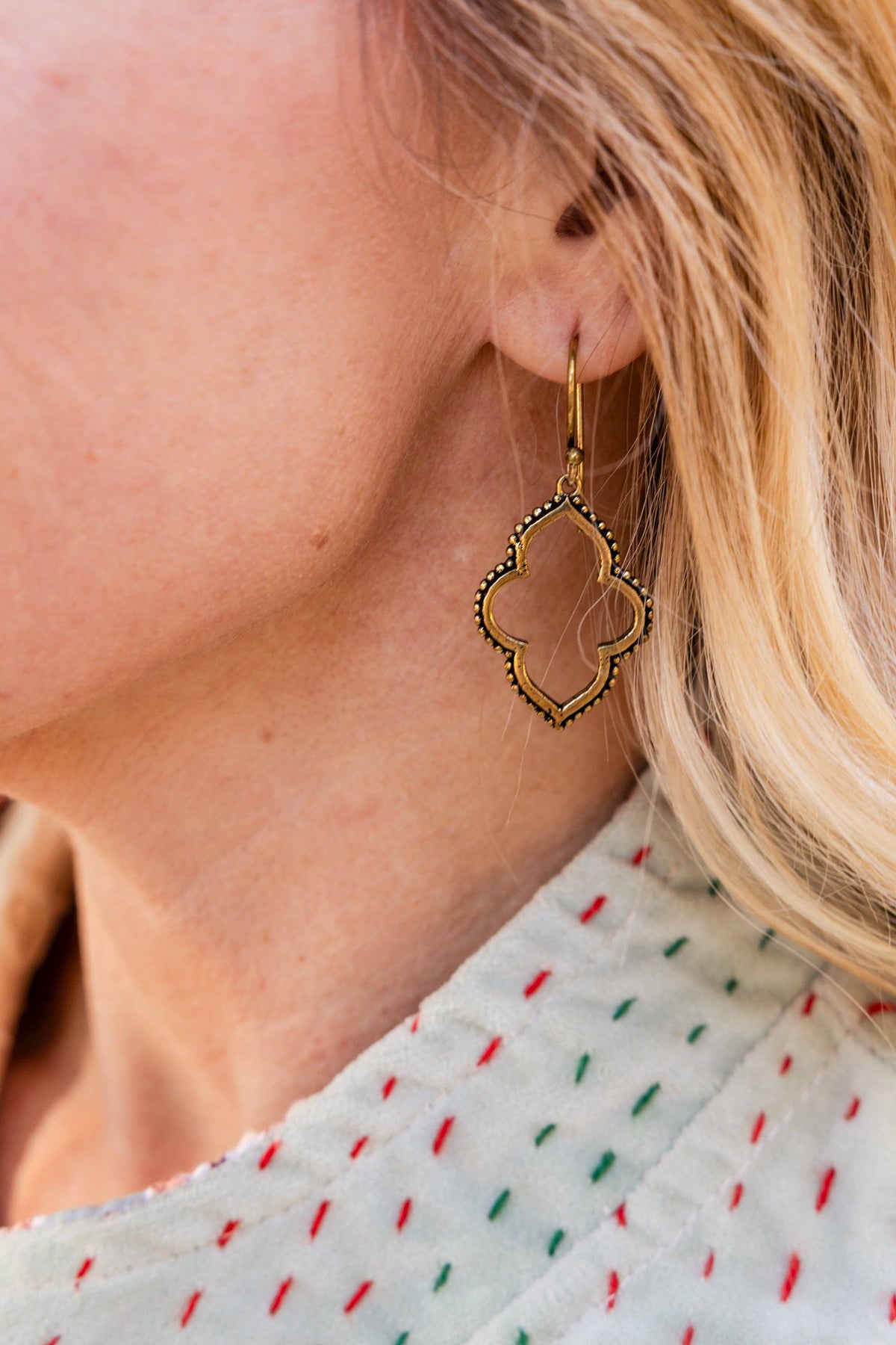 Moroccan Glow Drop Earrings