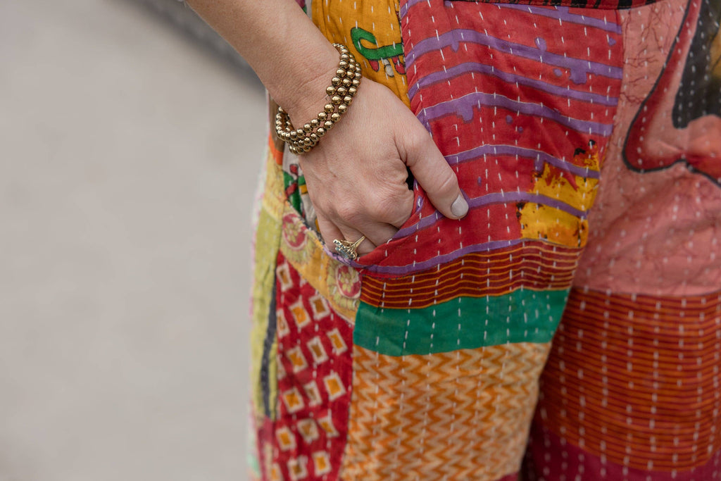 Kantha Sunrise Patchwork Pant